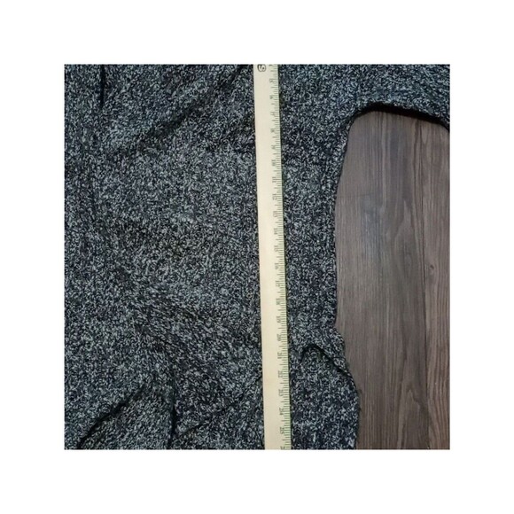 Loft Sweater Womens Size Small Open Front Cardigan Black White Cotton Blend - Picture 6 of 6